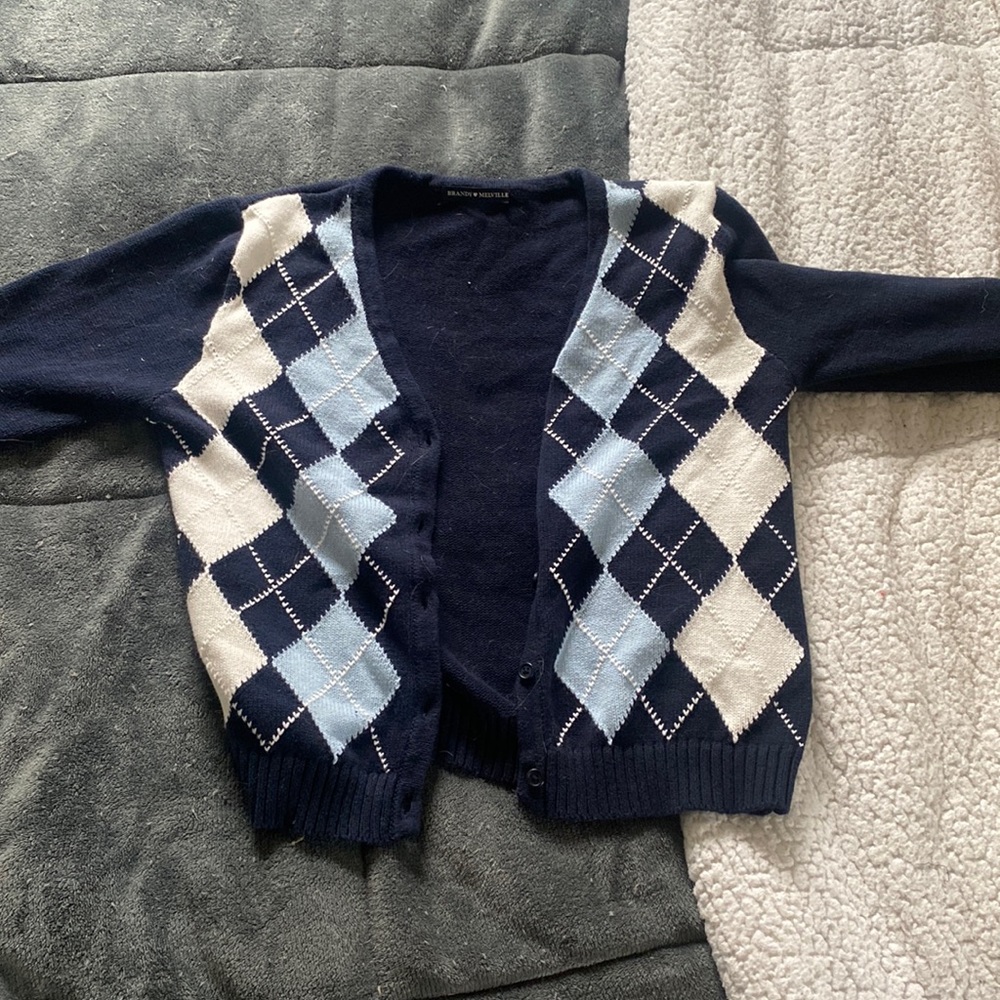 Brandy Melville Argyle Cardigan - Picture 1 of 4